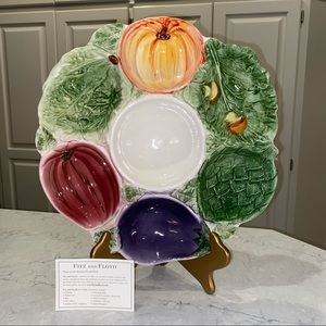 Fitz and Floyd Veggie Platter
